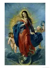 Our Lady crushing the serpent